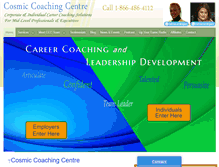 Tablet Screenshot of cosmiccoachingcentre.com